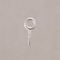 Fine Silver Eyelet - Large -  Pack of 10