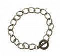 Charm Bracelet - Antique Brass - 200mm