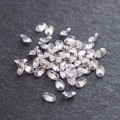 Lab Created Gemstone - White Zicron - Oval - 6 x 4mm