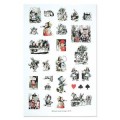 Image Transfer Pre-Printed Sheet - Alice in Wonderland - Pack of 1