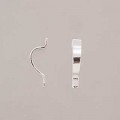 Fine Silver Bail Back - 10pcs