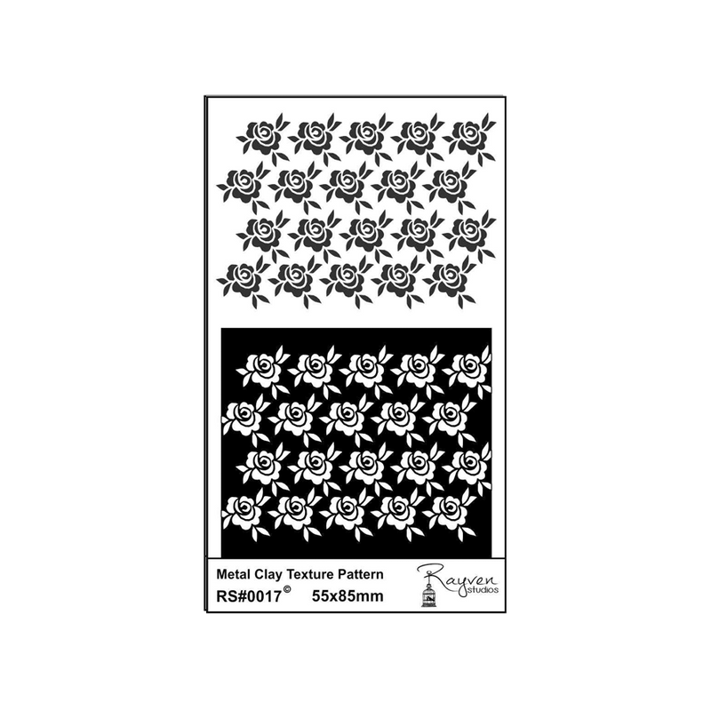 RS Laser Texture Paper - Rose Double Pattern