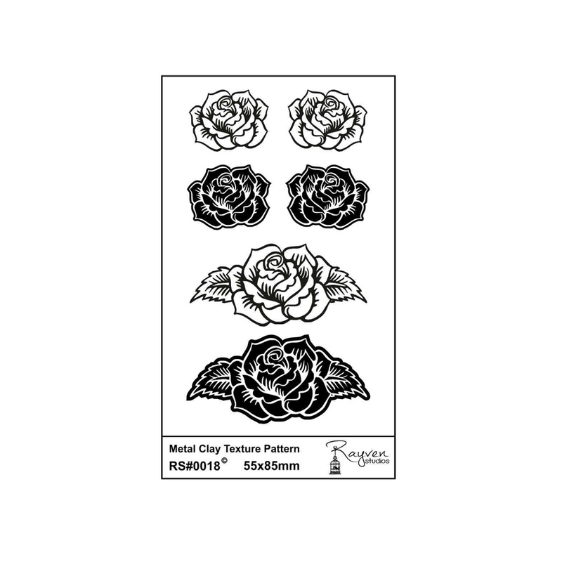 RS0018 Roses Pendant & Earring Set