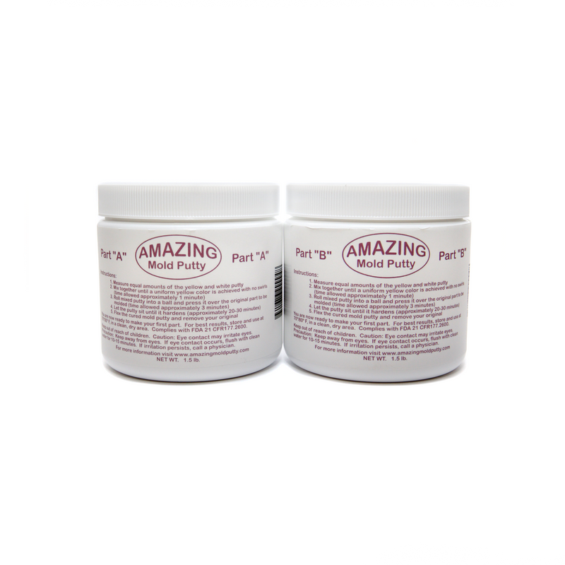 Amazing Mold Putty Moulding Compound - LARGE 3lb Kit