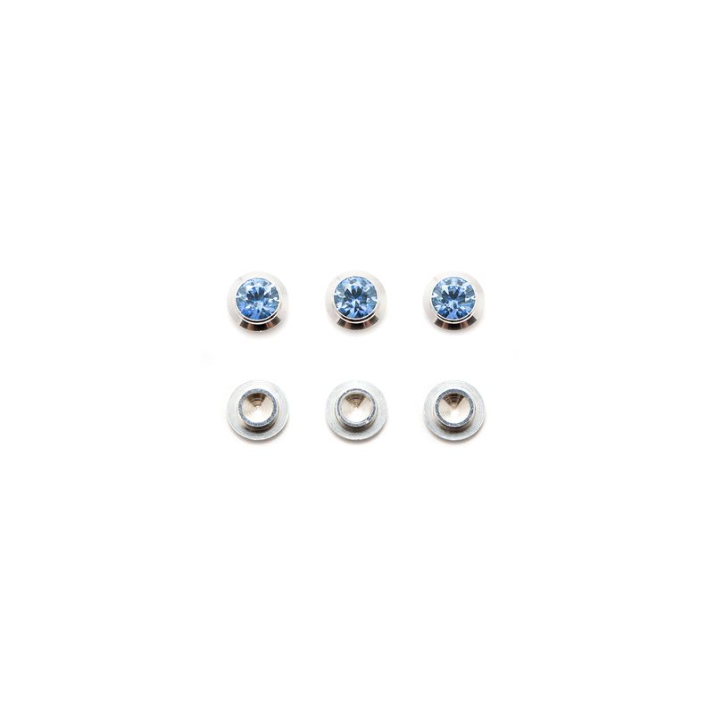 4mm Blue Cubic Zirconia Gemstones