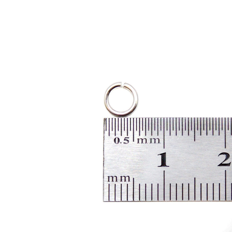Sterling Silver Jump Ring Large - Pack of 10 - 3.8mm - 102-K-0003