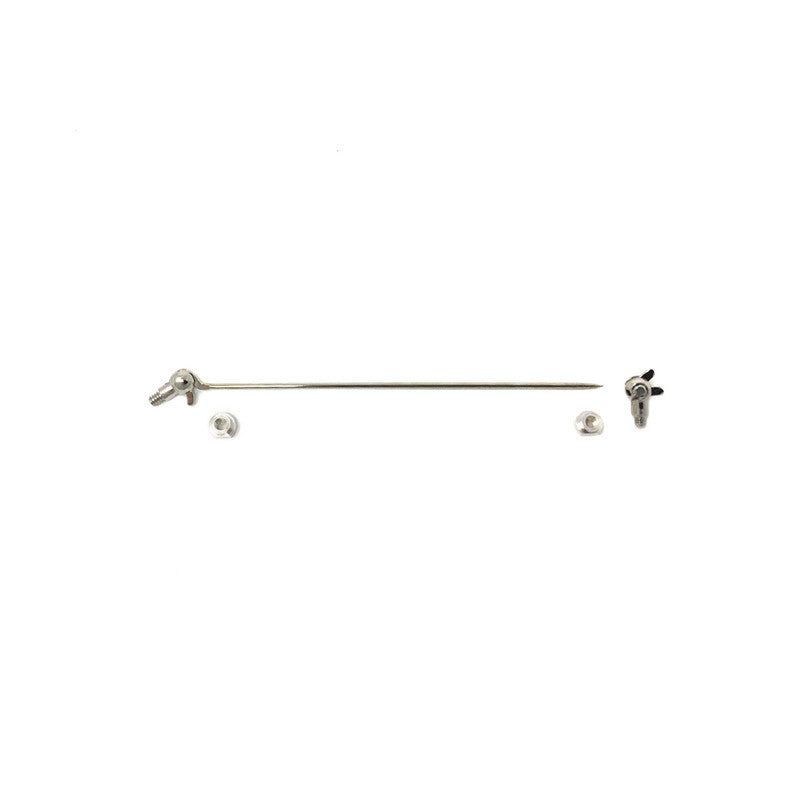 Silver Brooch Pin - Screw In - Large - 102-K-0059