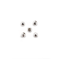 3mm Sterling Silver Round Mirror Beads