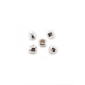 4mm Sterling Silver Round Mirror Beads