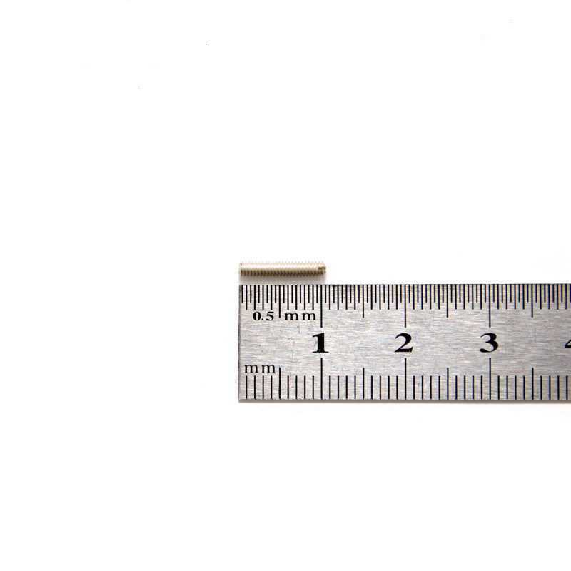 Fireable Silver Screw - 2mm - Pack of 5