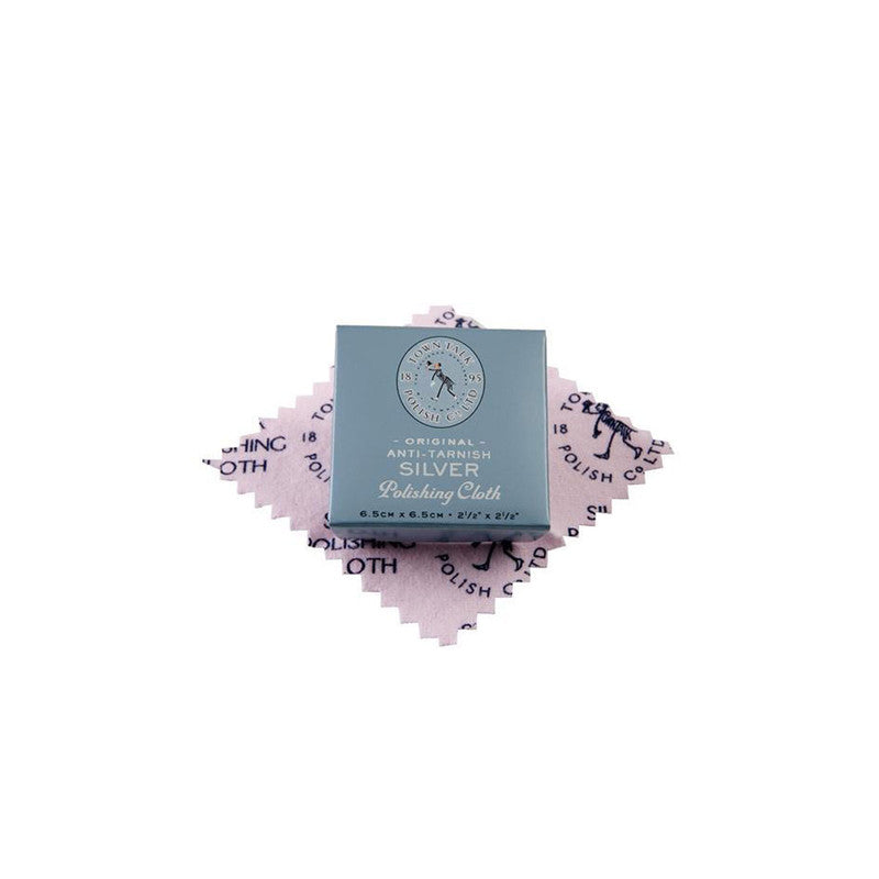 Anti-Tarnish Silver Polishing Cloth  - Dinky (6.5 x 6.5cm) - TownTalk 124-TT116