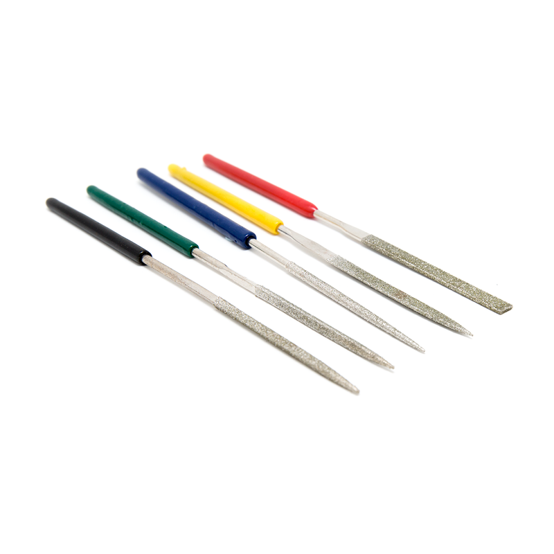 Miniature Diamond File set - 10cm - 5pc