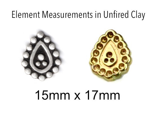 Granulation Flame - Size in unfired clay