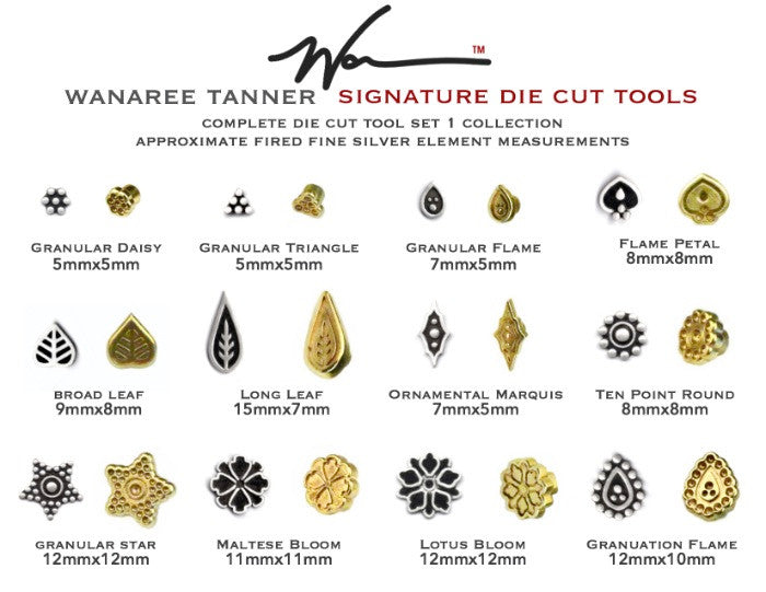 Wanaree Tanner Die Cut Tool Set 1