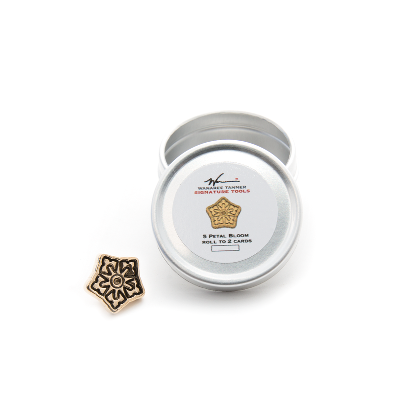 Wanaree Tanner Die Cut Tool Head - 5 Petal Bloom
