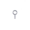 Embeddable Eyelet/Jump Ring - Silver - 1.6mm