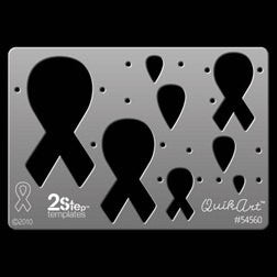QuikArt 2-Step Template - Awareness Ribbon