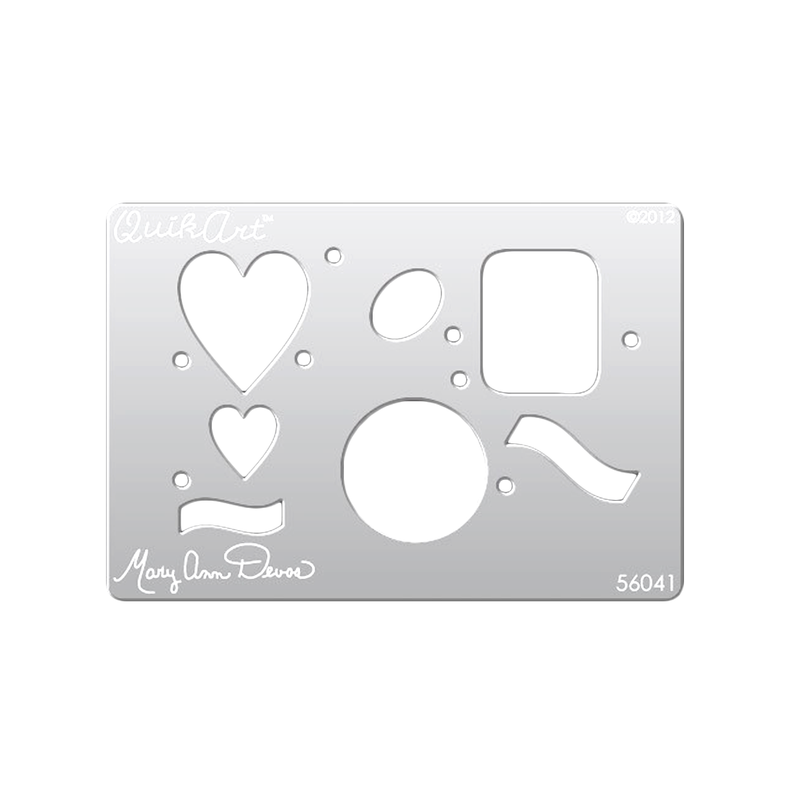 QuikArt Toggle Template - Assorted Shapes