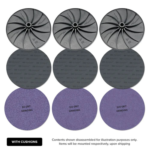 JoolTool Purple Ceramic Grinding Abrasive - 3" or 4", Flat top or Ninja Style