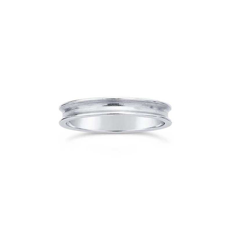 Sterling Silver Ring Core UK Size R