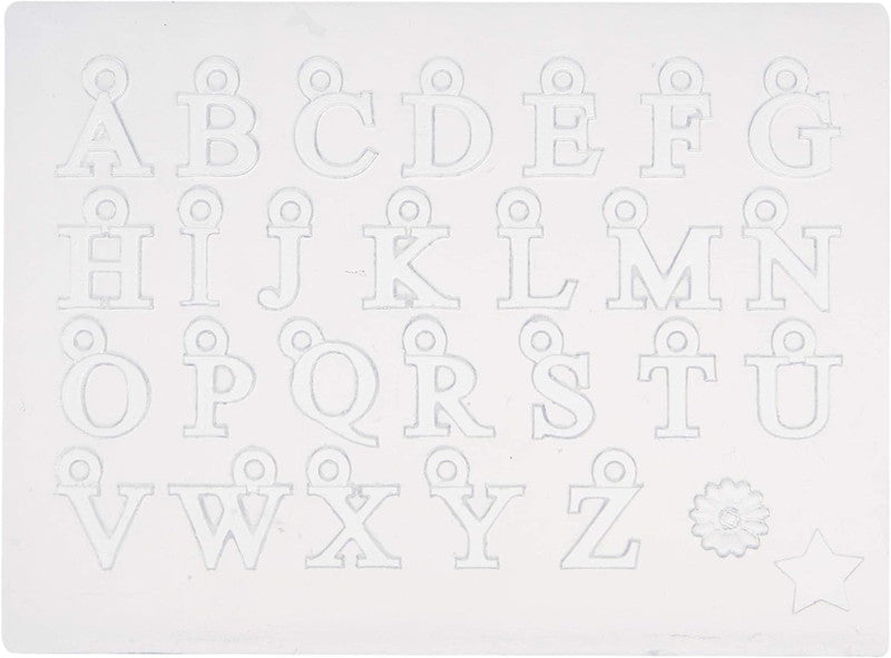 Silicone Alphabet Mould - Straight (102-F-1806)