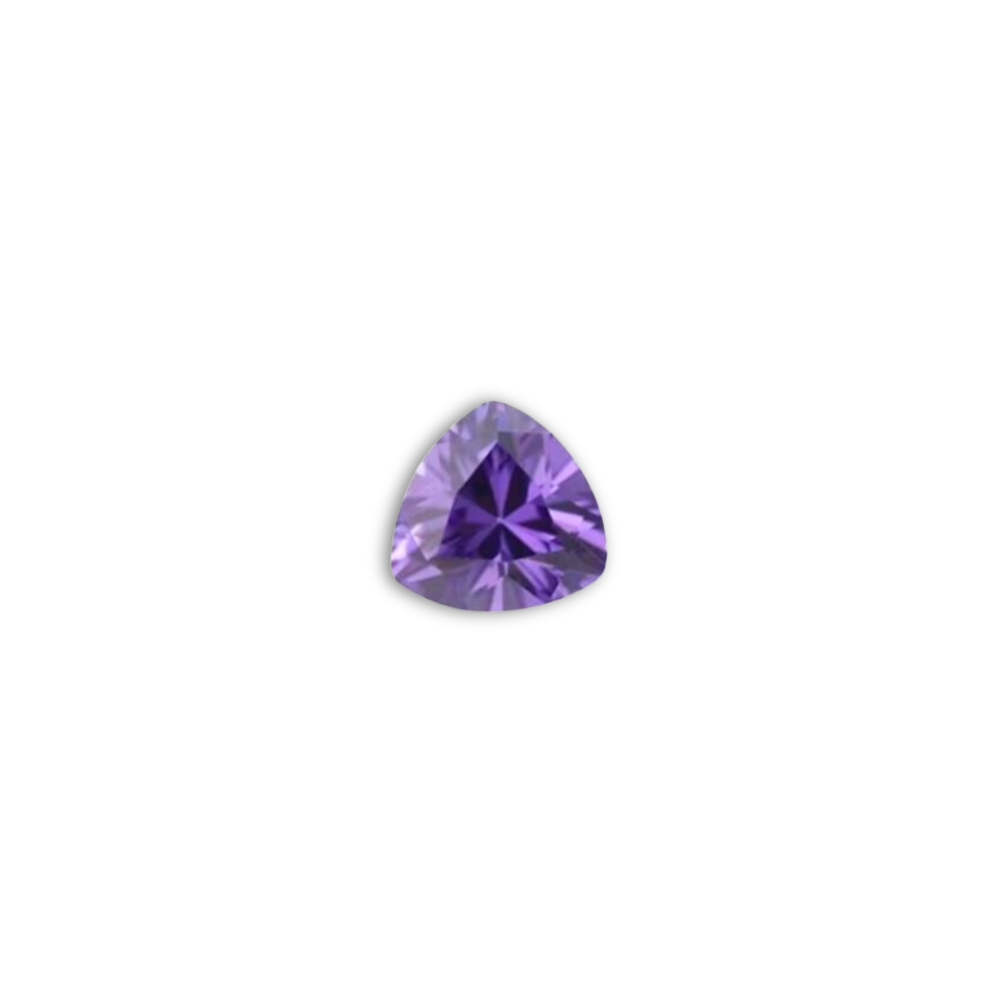 Lab Created Gemstone - Trillion Amethyst