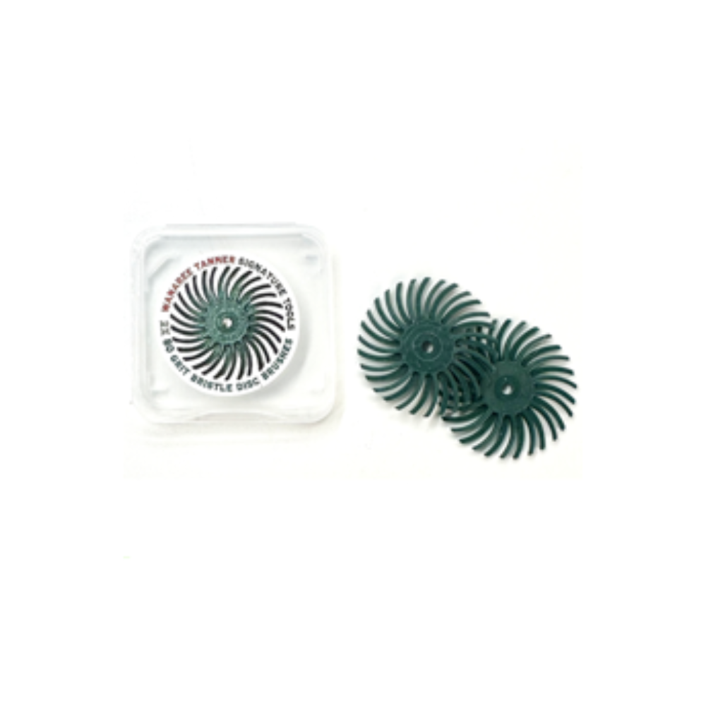 Wanaree Tanner Heavy Duty Bristle Disc Brushes (2pk) - Choose your Grit