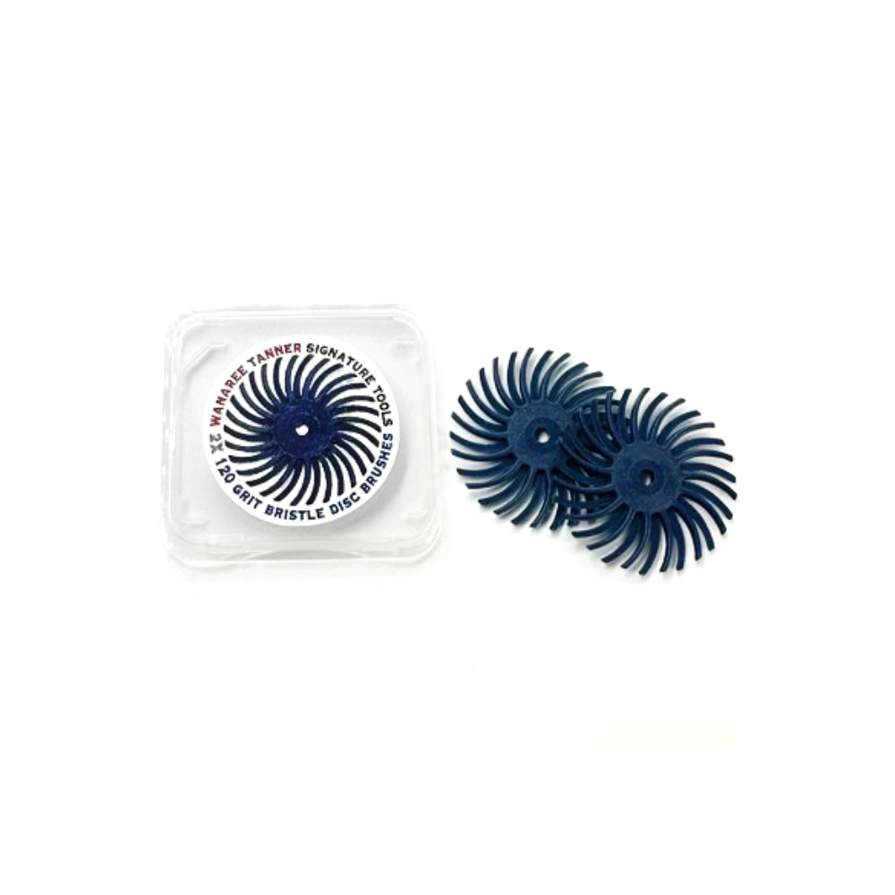 Wanaree Tanner Heavy Duty Bristle Disc Brushes (2pk) - Choose your Grit