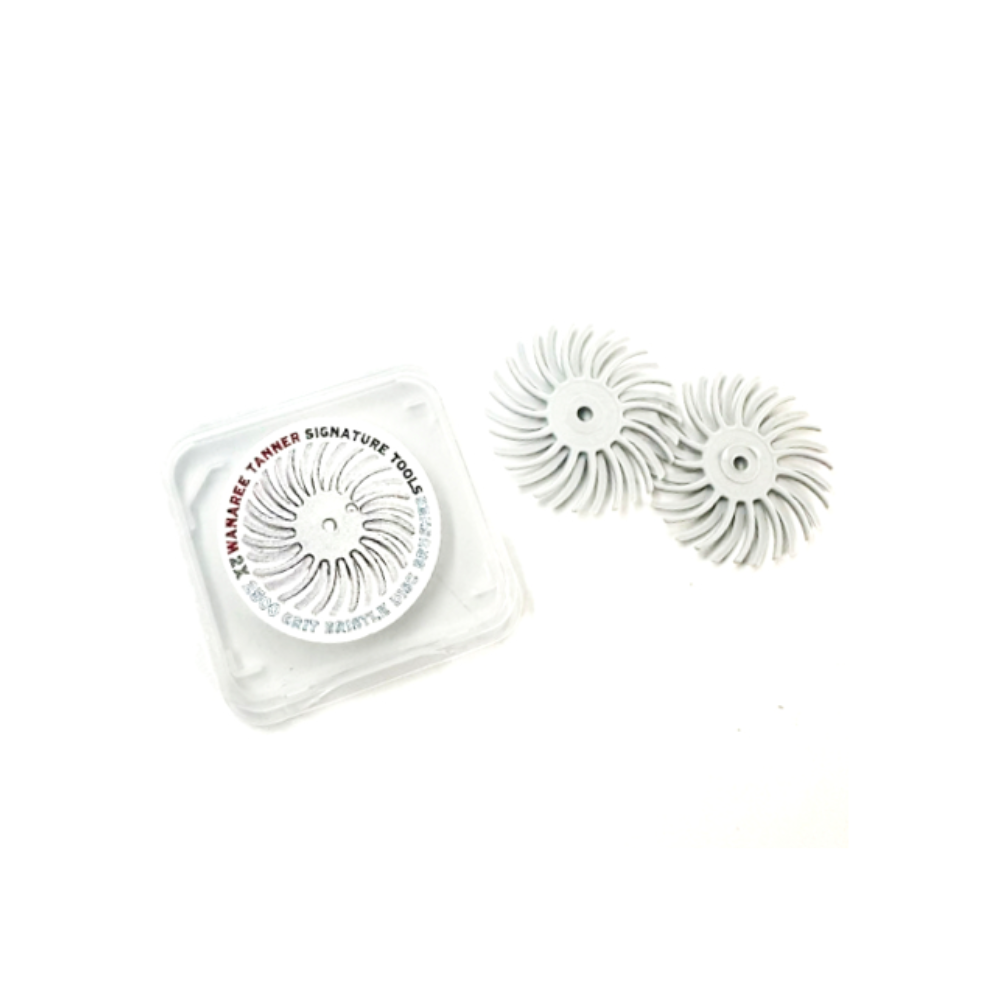 Wanaree Tanner Heavy Duty Bristle Disc Brushes (2pk) - Choose your Grit