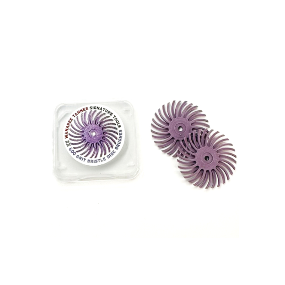 Wanaree Tanner Heavy Duty Bristle Disc Brushes (2pk) - Choose your Grit