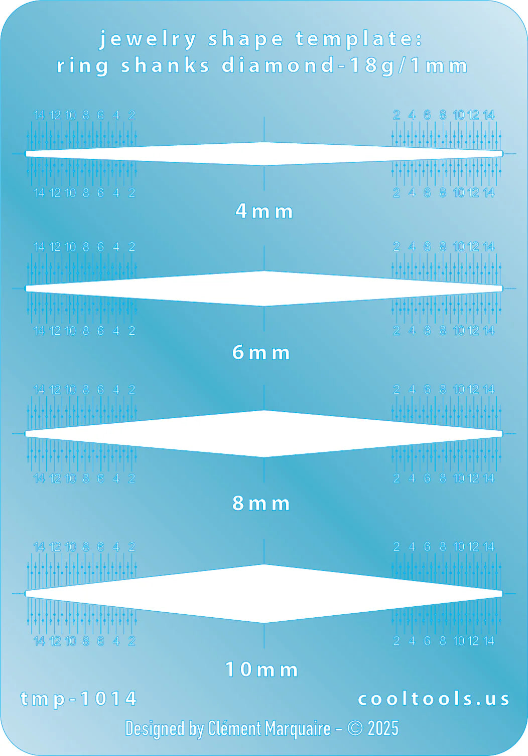Ring Shank Template - Diamond