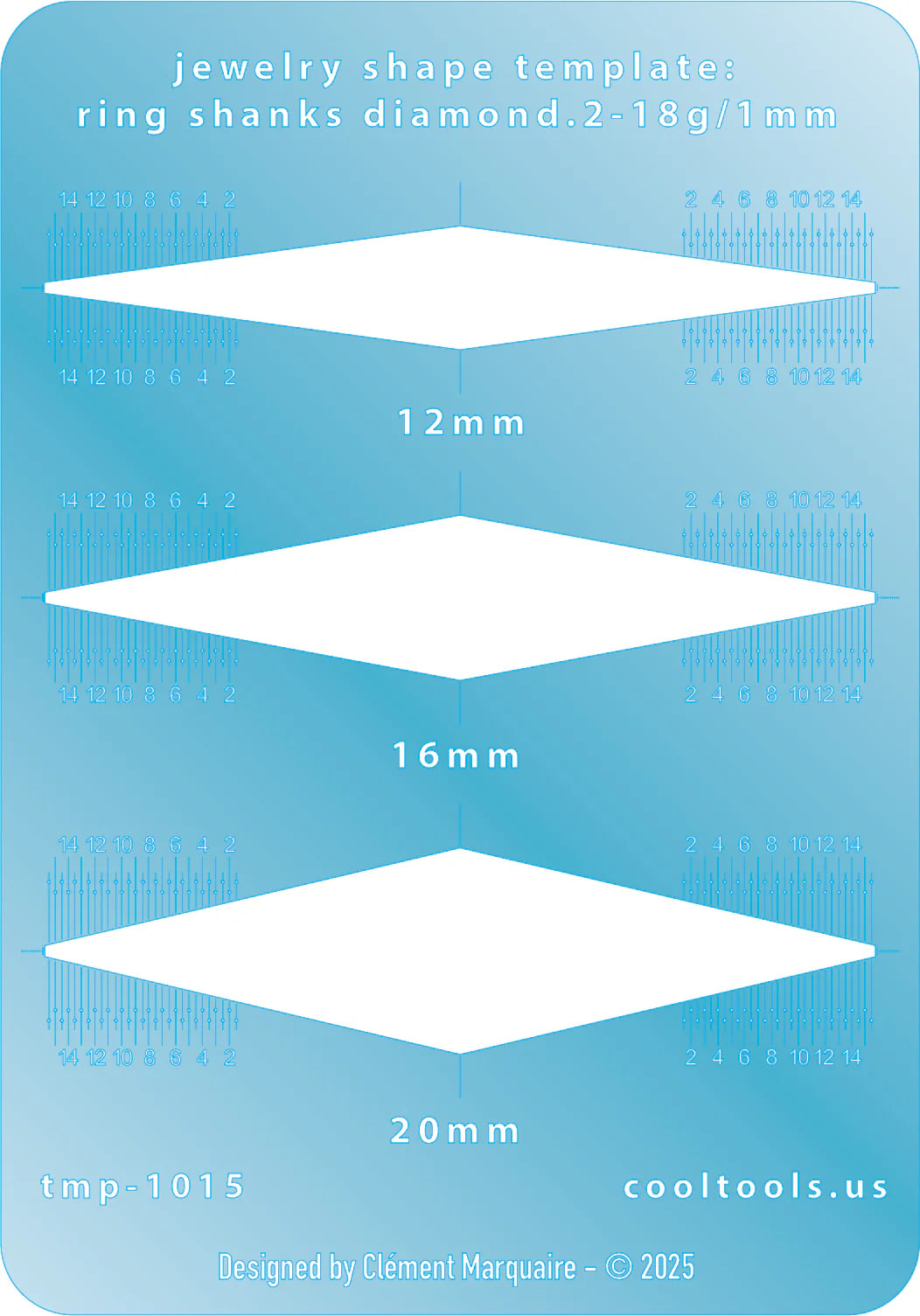 Ring Shank Template - Diamond