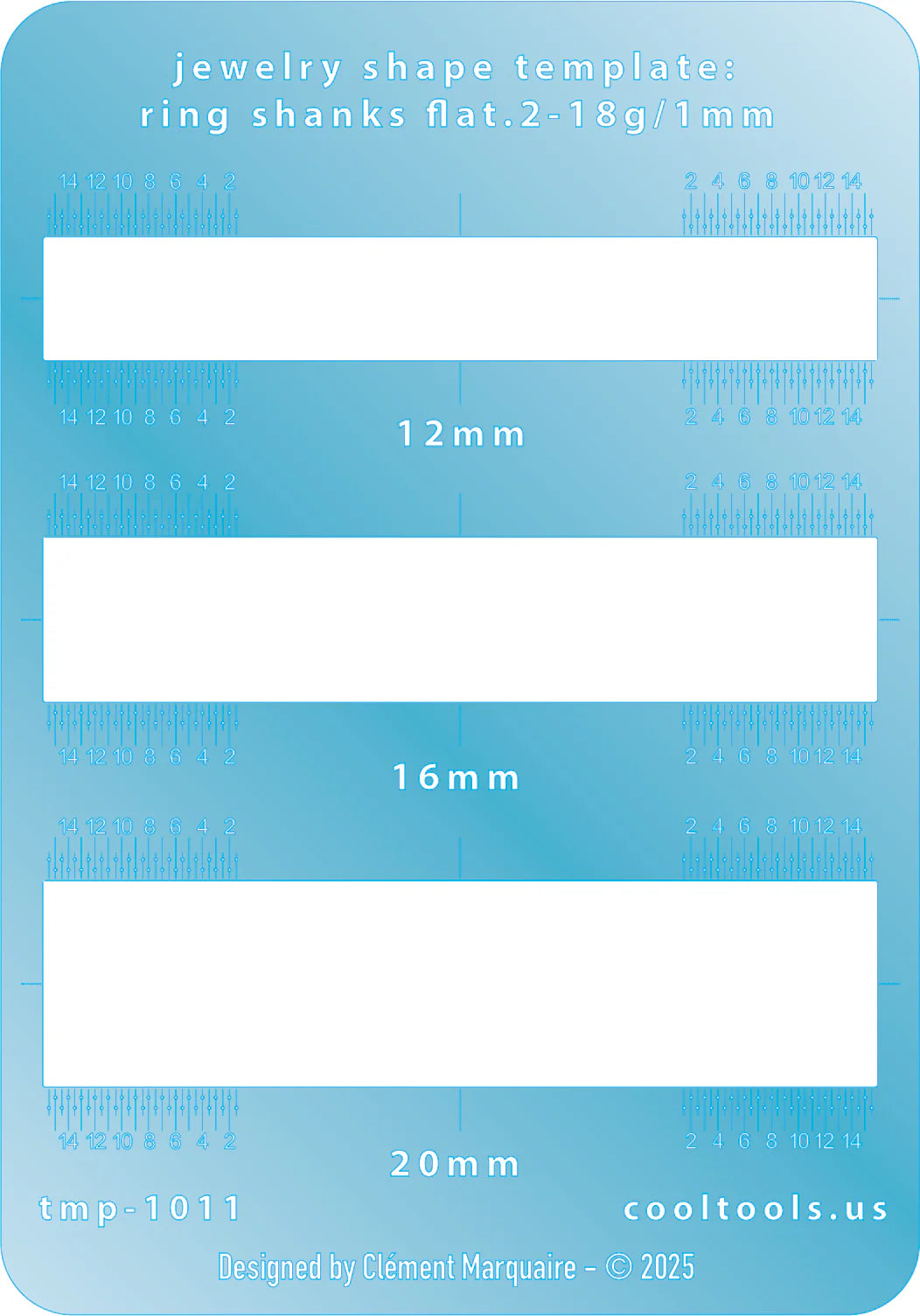 Ring Shank Template - Flat