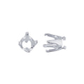 Embeddable Round Prong Setting - Silver - 6mm