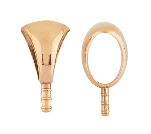 Embeddable Bail - Copper - 10mm x 6.4mm - *Pack of 10*