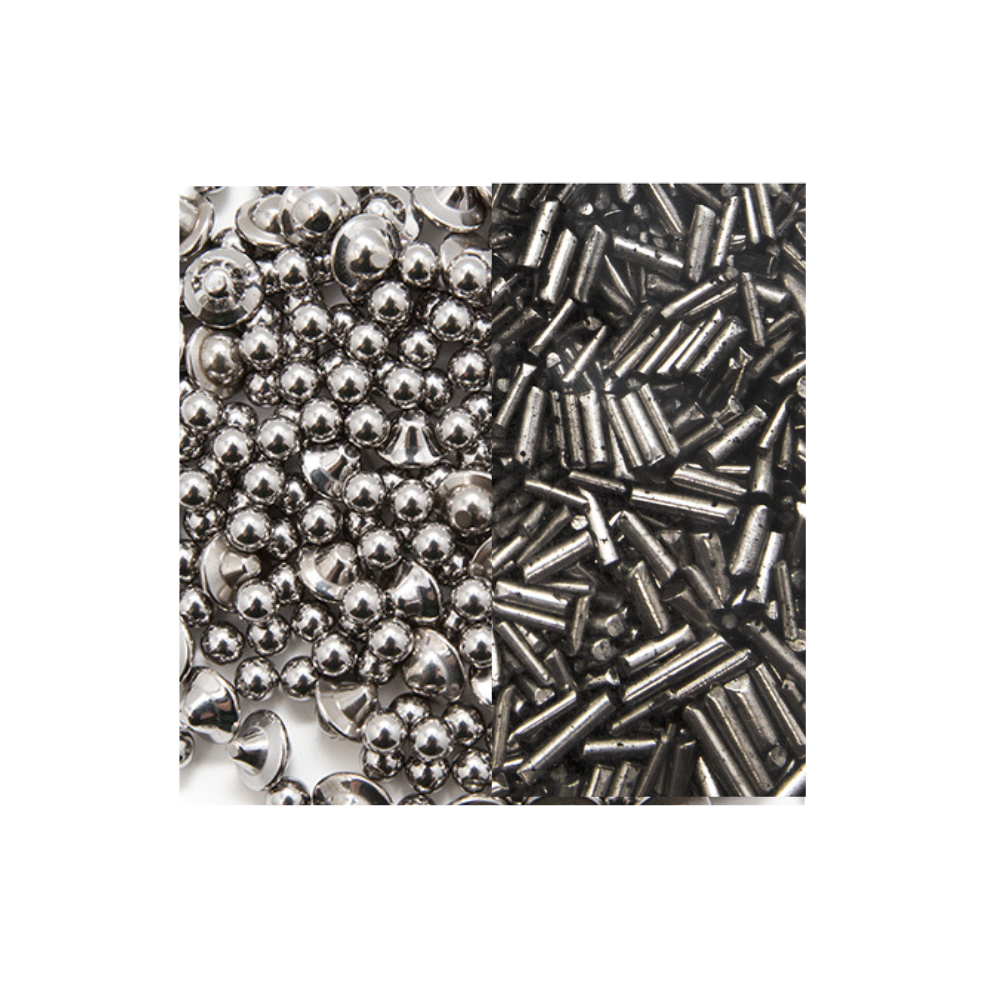 Economy Steel Shot - 500g - Choose Pins, Spheres or Mixed