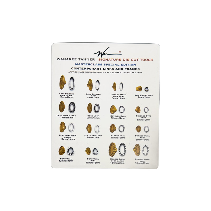 Wanaree Tanner Die Cut Tool Set - Limited Edition Masterclass - Contemporary Links & Frames