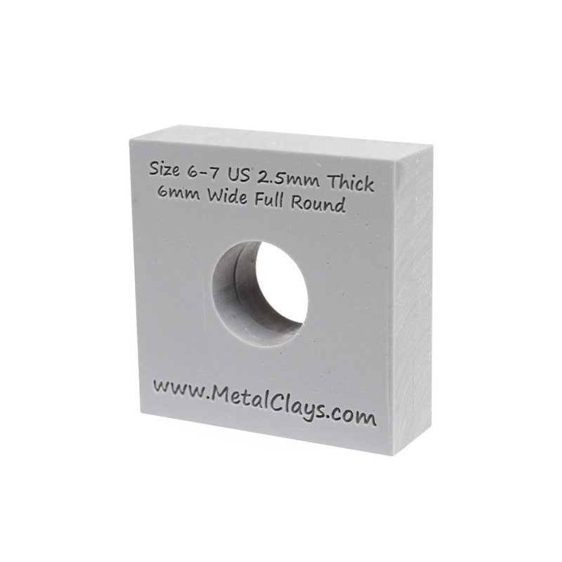 Ring Maker Mould 6mm Wide - UK Size L-N