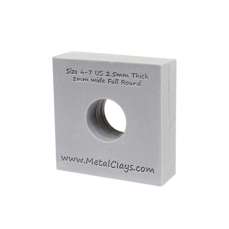 Ring Maker Mould 8mm Wide - UK Size L-N