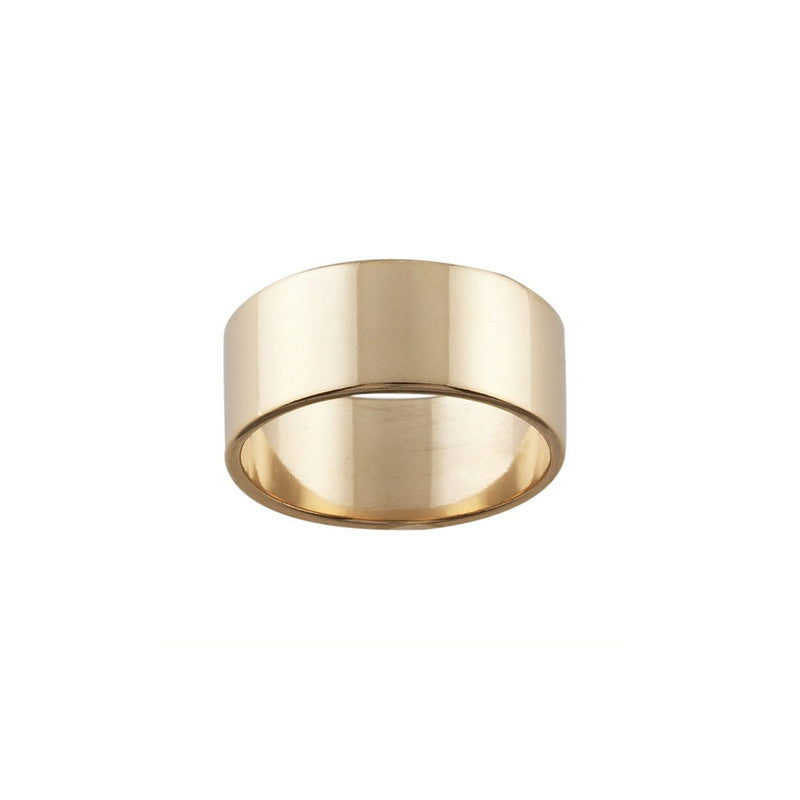 Ring Core 7.7mm wide - Smooth - Bronze - UK Size N 1/2