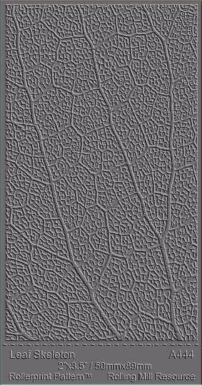 RMR Laser Texture Paper - Leaf Skeleton - 50 x 89mm