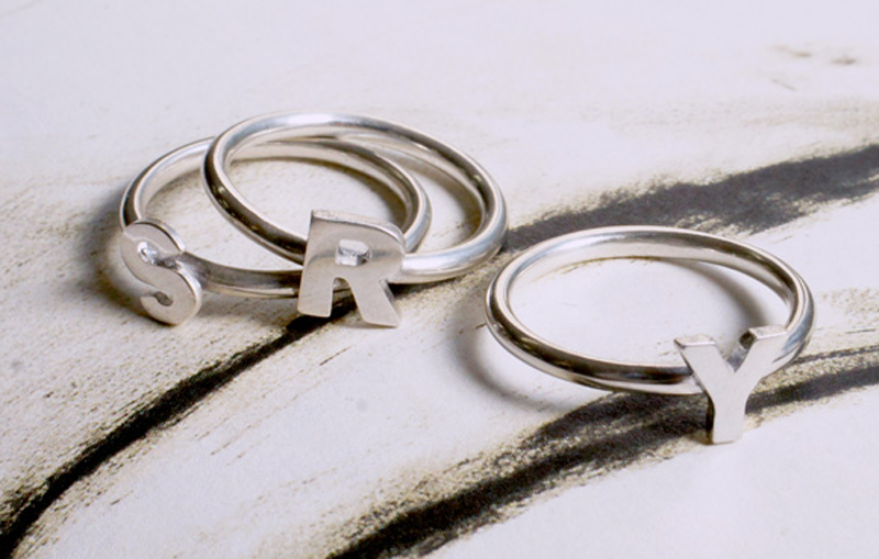 Sterling Silver rings made with ACS 950