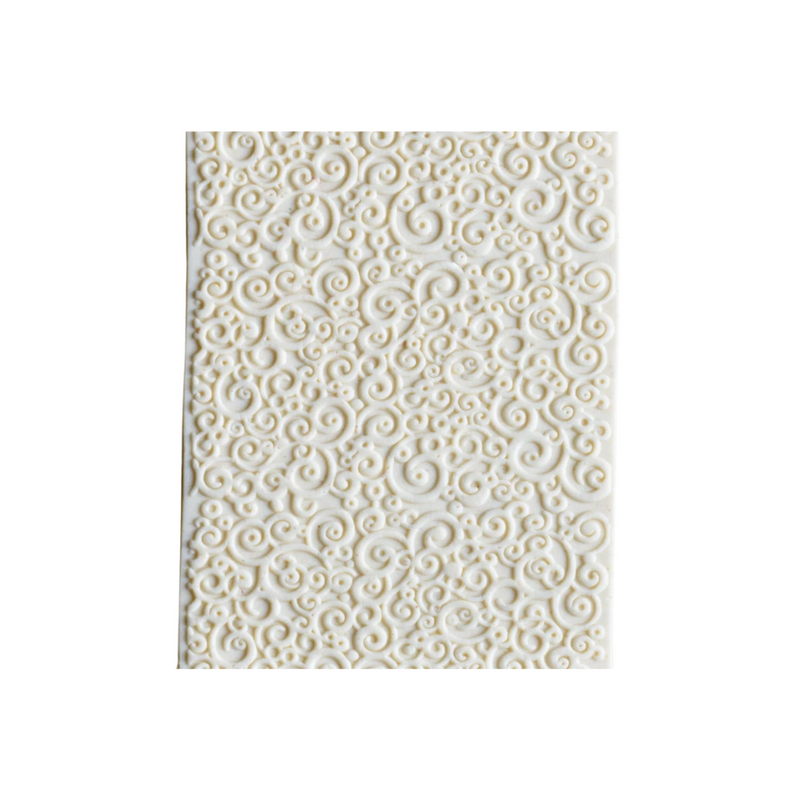 Acrylic Texture Fine Line Roller (KRFL) - Curlier - 7.5cm - Example