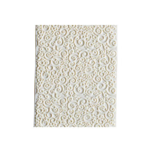 Acrylic Texture Fine Line Roller (KRFL) - Curlier - 7.5cm - Example
