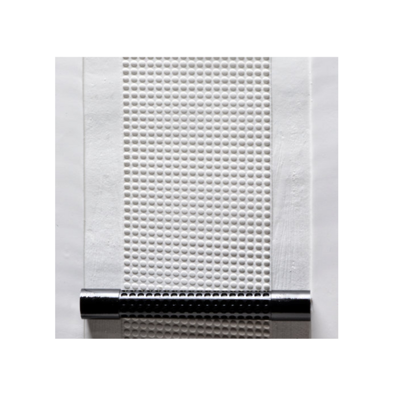 Acrylic Texture Fine Line Roller (KRFL) - Dots  - 7.5cm - Example
