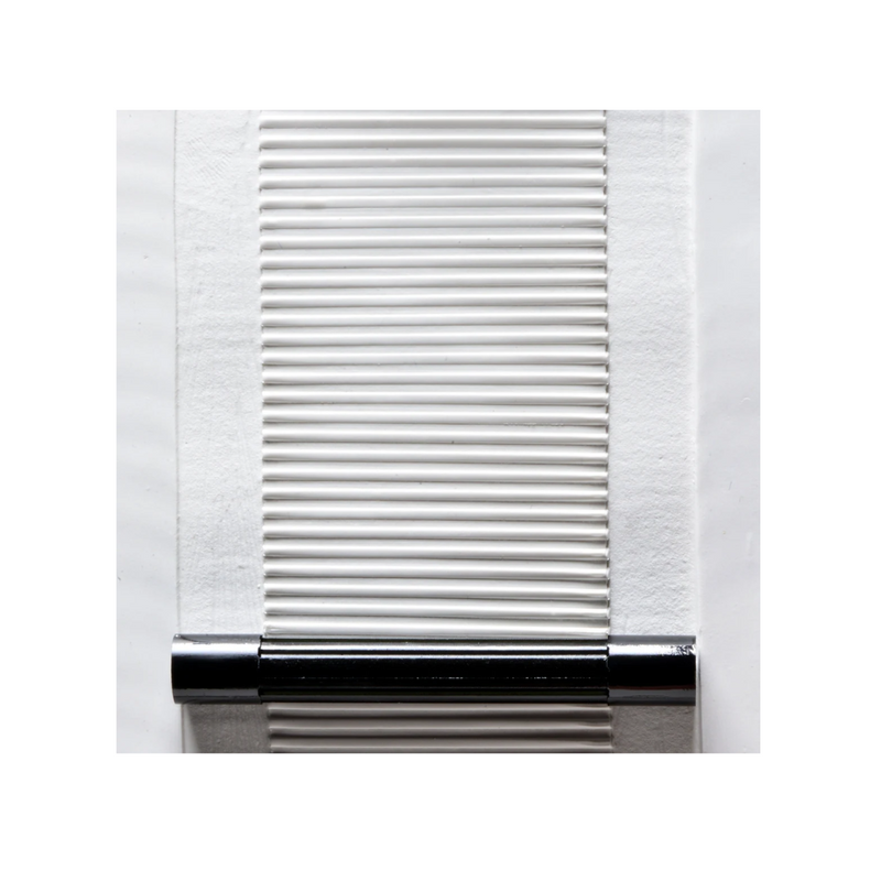 Acrylic Texture Fine Line Roller (KRFL) - Horizontal Lines - 7.5cm - Example