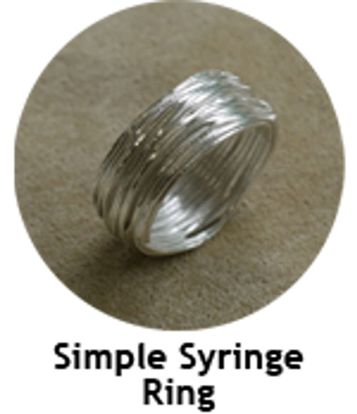 Art Clay Silver Syringe - Ring - 102-A0281
