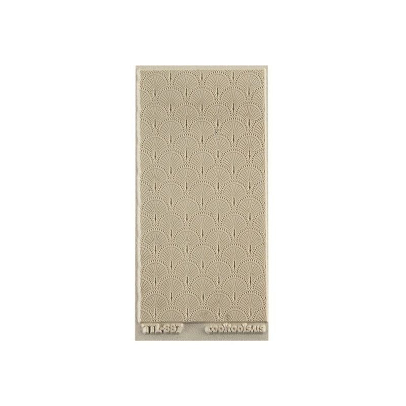 Texture Tile - Art Deco Shells Embossed