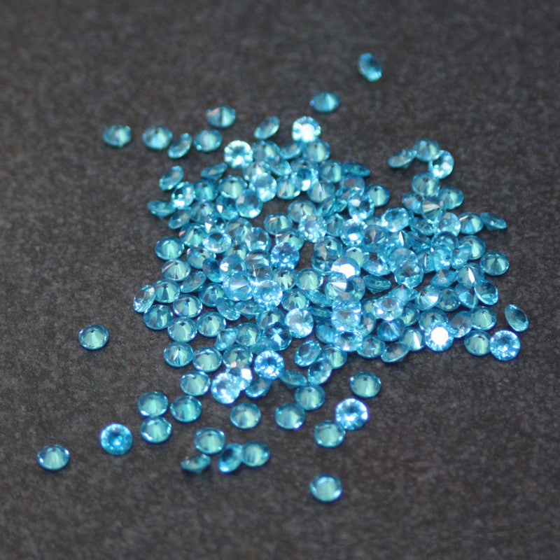 Lab Created Gemstone - Blue Topaz Round 4mm (Non-fireable)