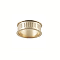 Ring Core 8mm wide - Channel - Bronze - UK Size T 1/2